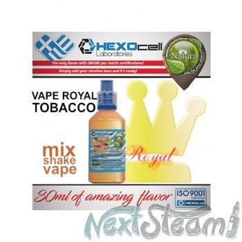 mix shake vape - natura 30/60 ml royal tobacco